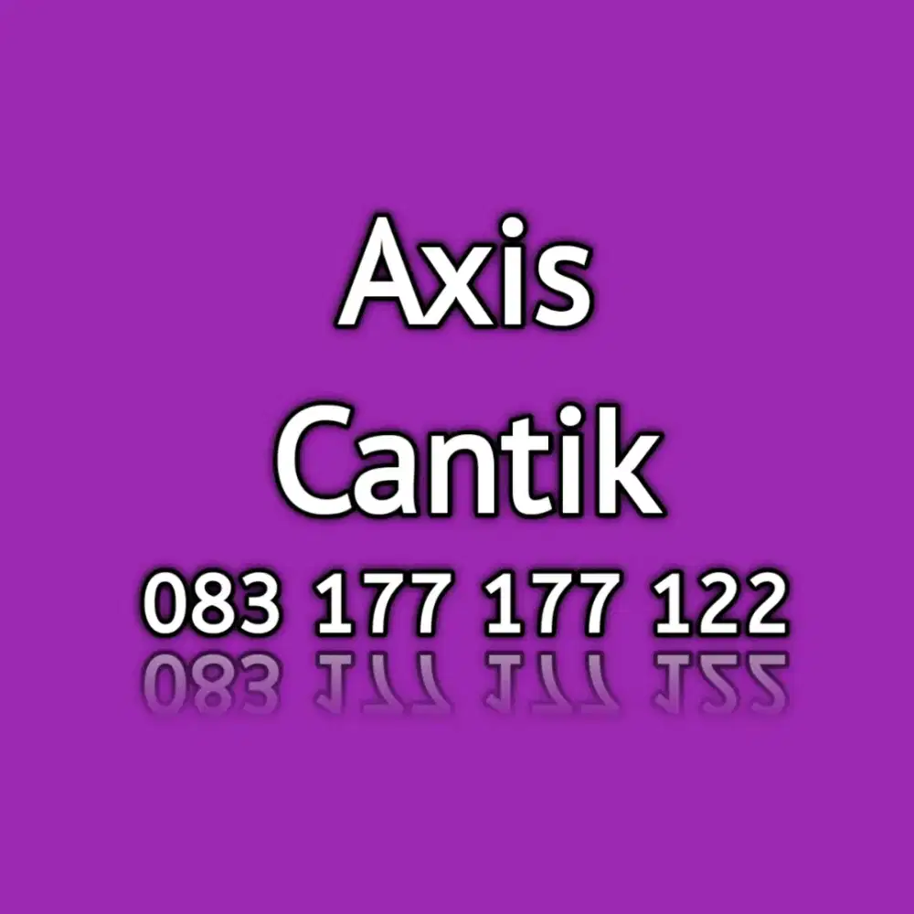 nomor cantik axis