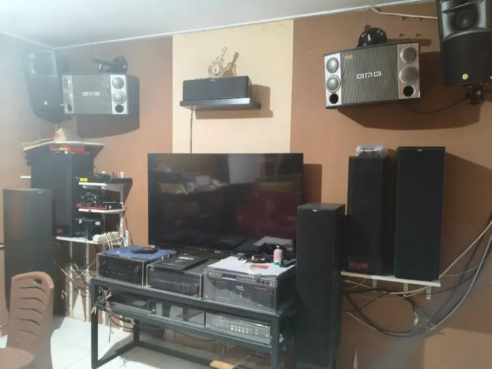 Sound System Karaoke set komplit