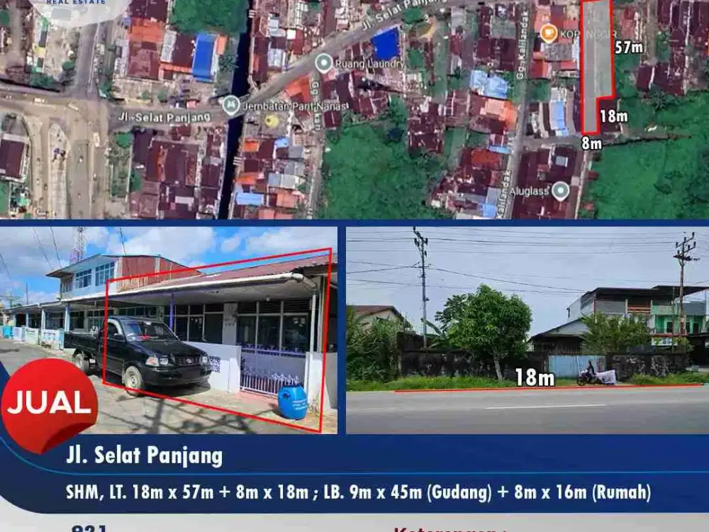 Tanah tepi jalan selat panjang