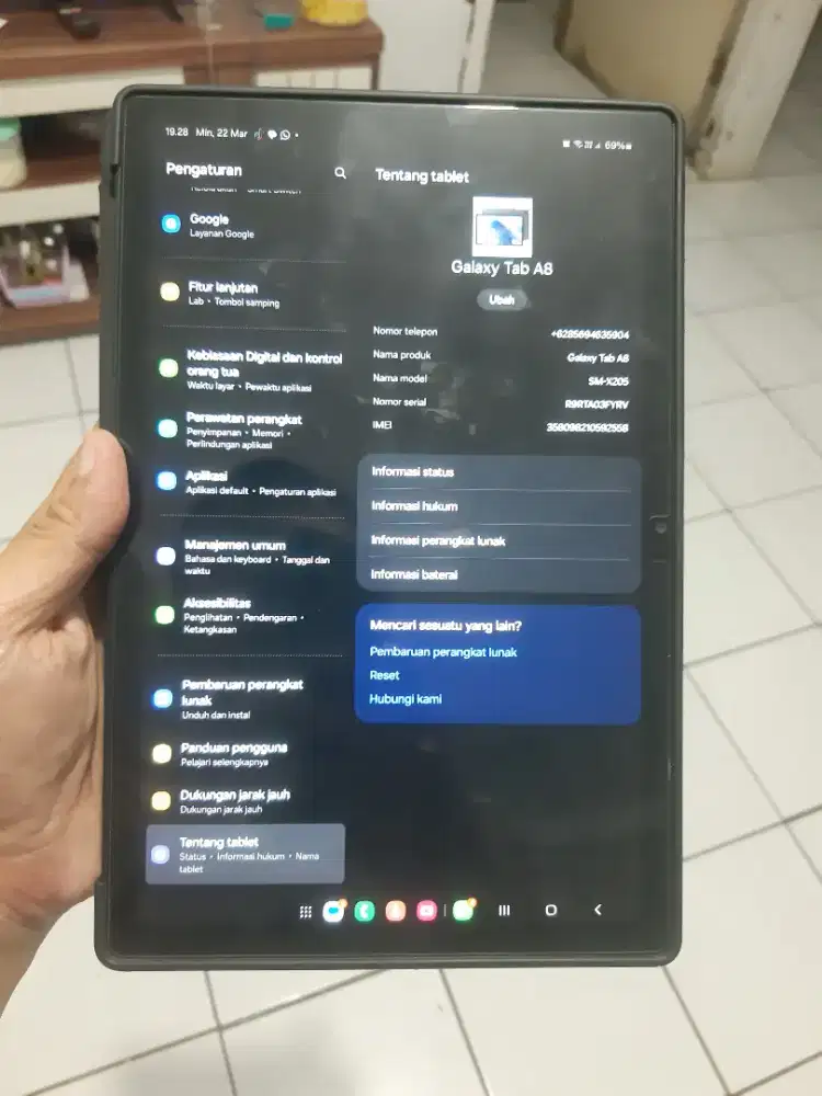 Samsung tab a8 2022