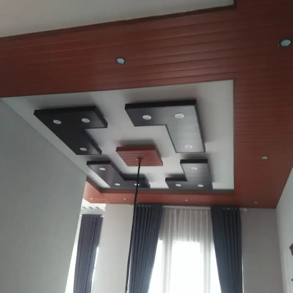 Plafon gypsum dan pvc ya