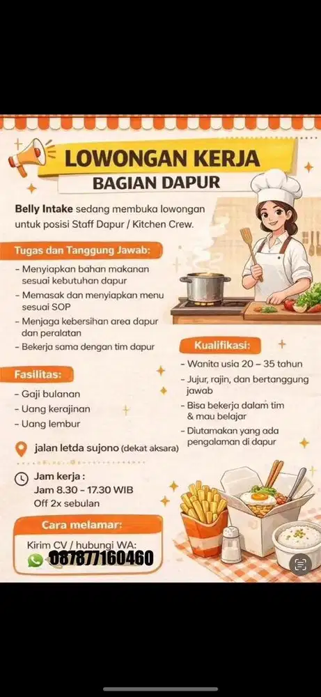 LOKER BAGIAN DAPUR