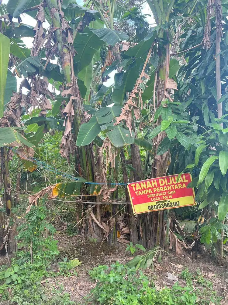 Tanah Siap Bangun Luas 961 m2 - Sertifikat Hak Milik (SHM)
