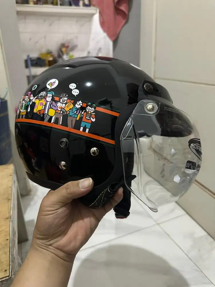 Helm Retro Cargloss x Tahilalats Original Limited Edition