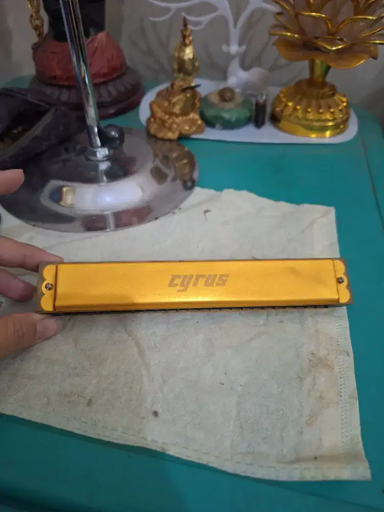 Harmonika branded 
Harmonika mulut organ 
Cyrus dengan 16 lubang 
Limi