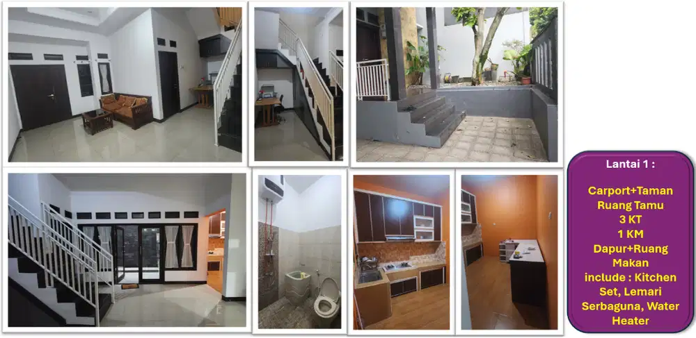 Dijual : Rumah 2 Lantai Siap Huni, Lokasi Strategis dan Asri