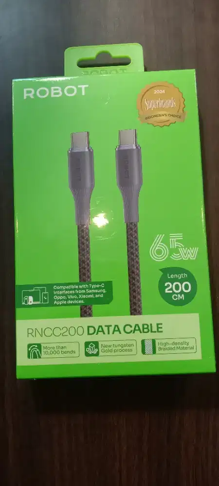 ROBOT Warna Lava Data Cable 200CM RNCC200