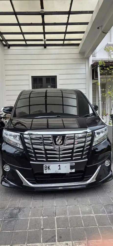 Plat Tunggal!! Alphard G ATPM 2016 Original