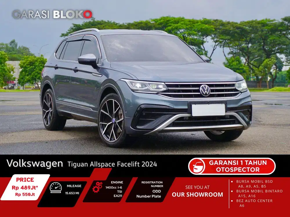 (Odo 15rb) Volkswagen Tiguan Allspace Facelift 2024 / 2025