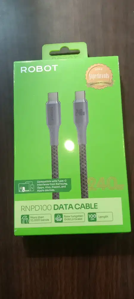 ROBOT RNPD100 Kabel Cable Data c to c 240W 100cm