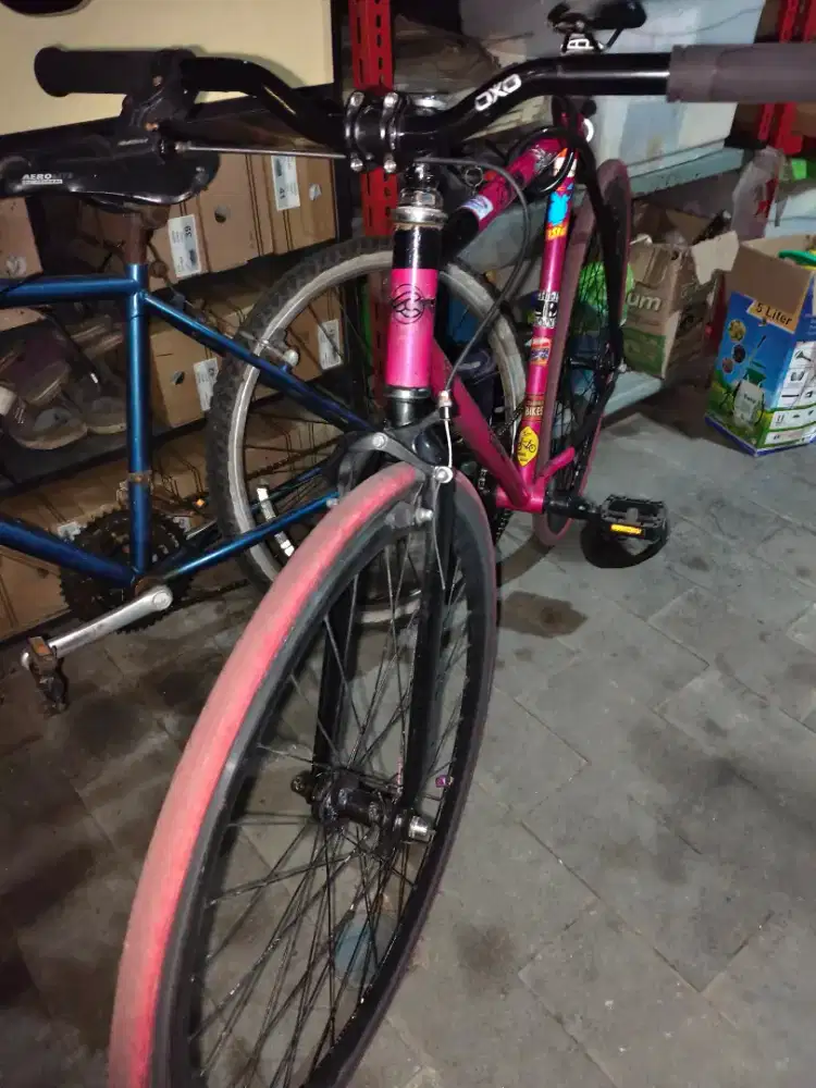 Sepeda fixie lokal frame