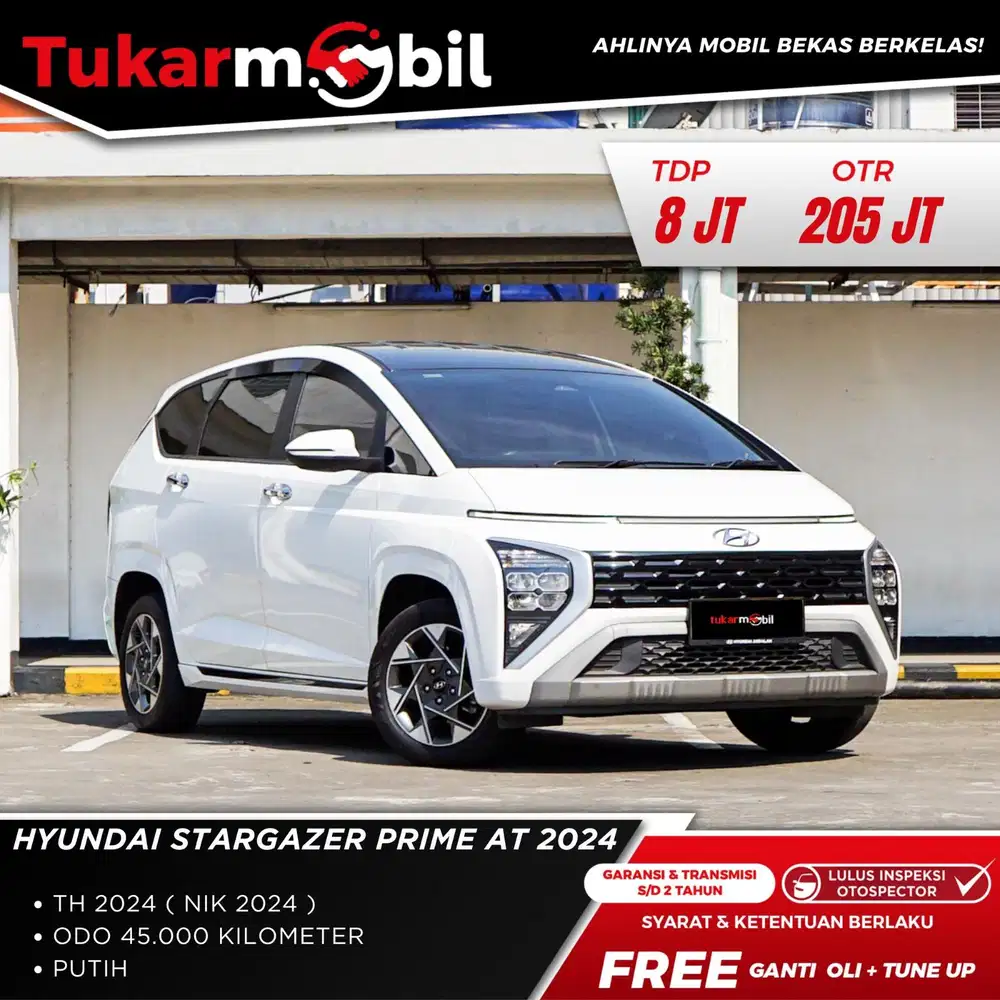 TGN PERTAMA DARI BARU Hyundai Stargazer prime At 2024 plat ganjil