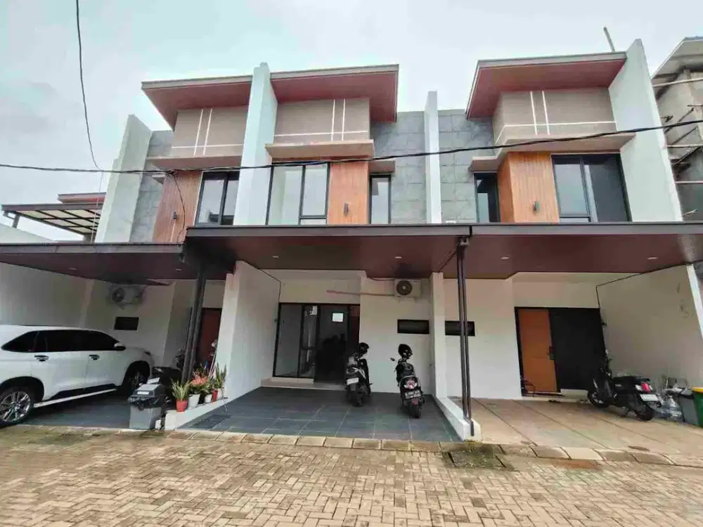 Rumah Modern 2 Lantai Dalam Cluster Siap Huni Dekat Akses MRT Di Pondok Cabe