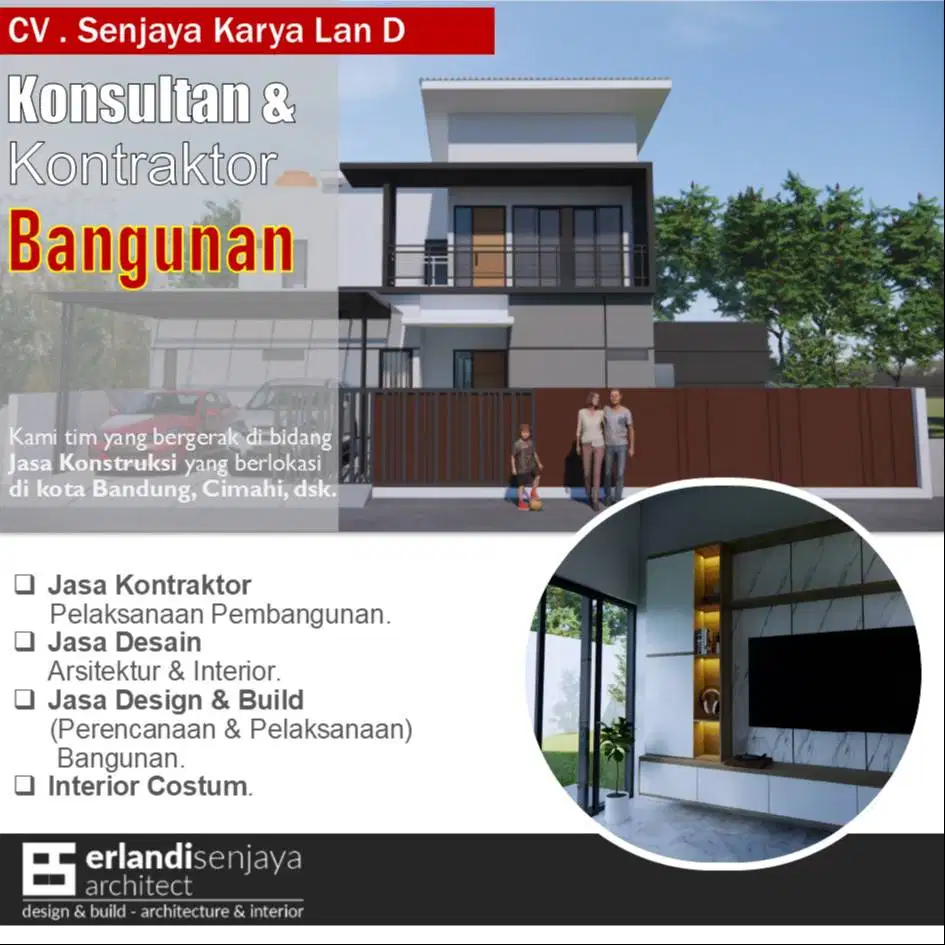 Jasa Arsitek & Interior/ Kontraktor/ Renovasi/ Tukang/ Kitchen set