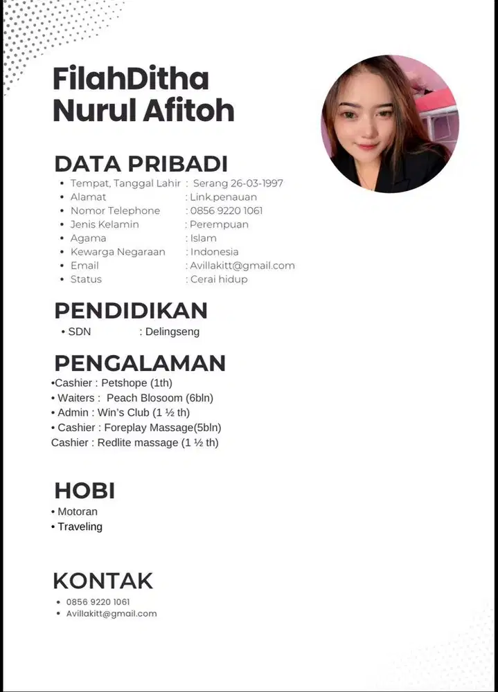 Nyari kerjaan yg jelas dan pasti