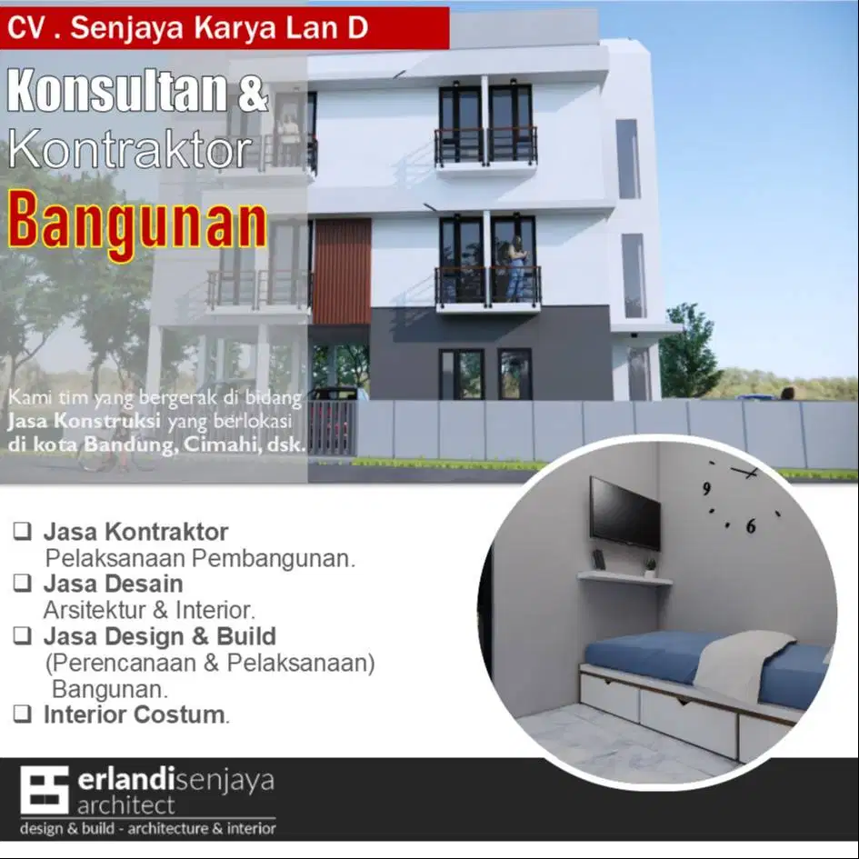 Jasa Arsitek & Interior/ Kontraktor/ Renovasi/ Tukang/ Kitchen set