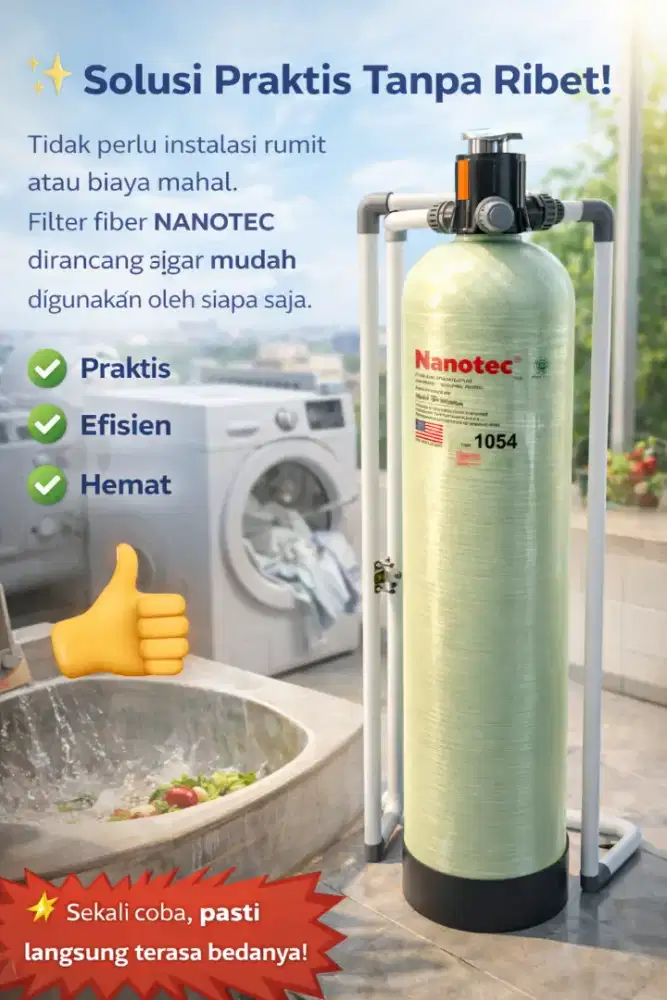 Teknologi Filter Fiber untuk Air Lebih Murni
