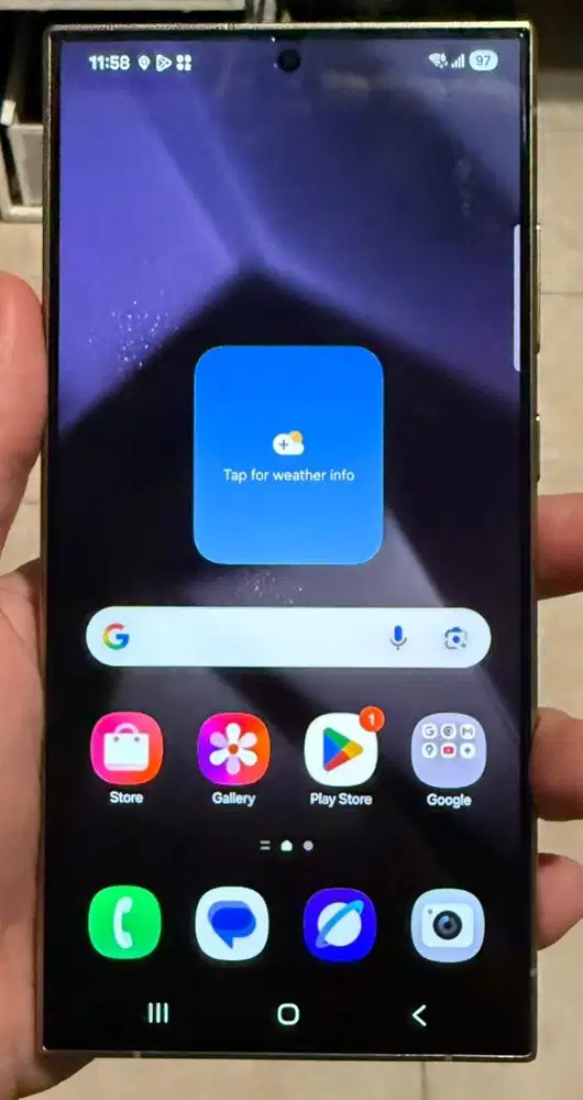 Samsung S24 Ultra 12GB/256GB Titanium Grey Garansi SEIN Murah Bekas