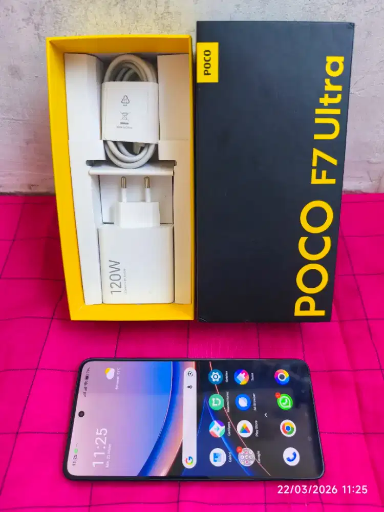 Poco F7 Ultra 12/256 Fullset ori segel mulus istimewa garansi ON 2027