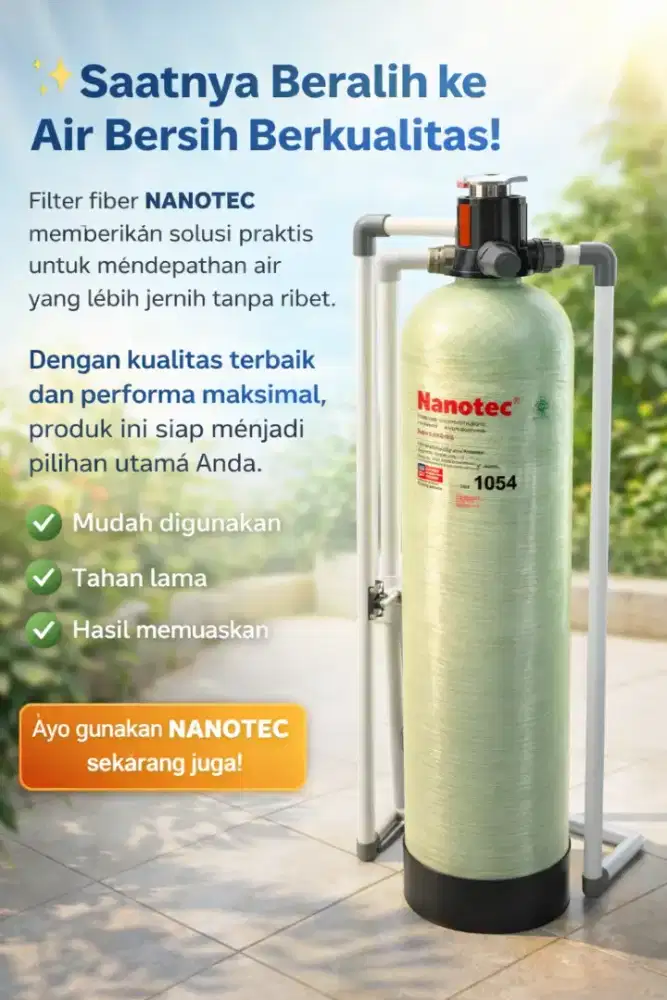 Filter Fiber Anti Lumut & Endapan