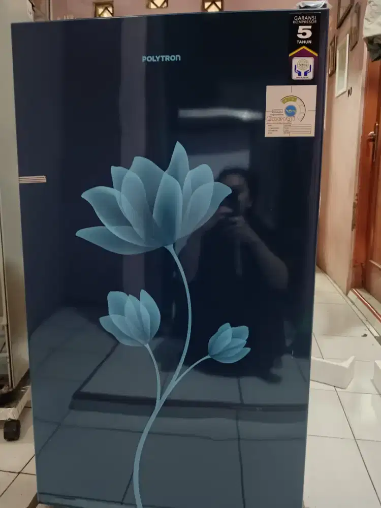 Jual kulkas 1 pintu baru merk polytron