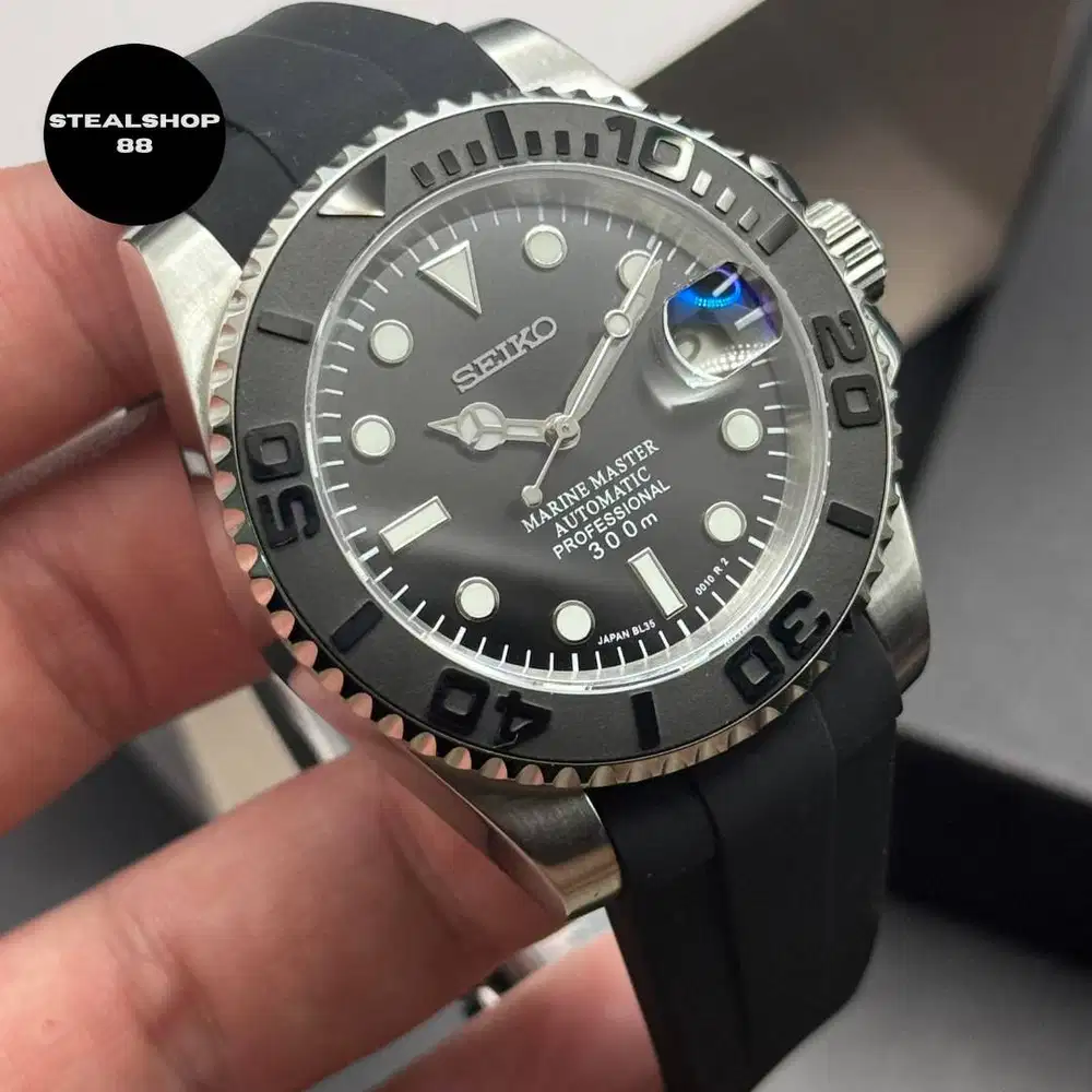 Seikomod YachtMaster Silver NH35 Automatic Special Edition