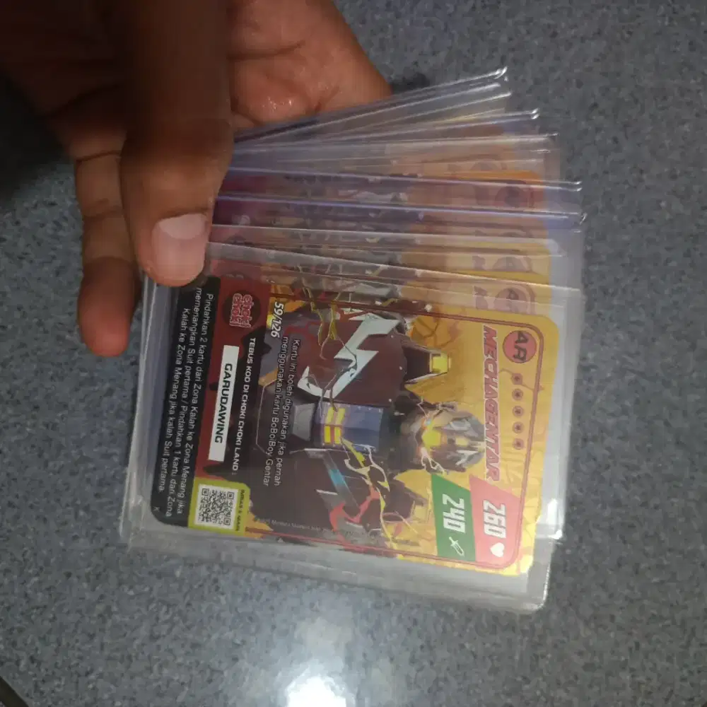 Kartu boboiboy Choki Choki terbaru