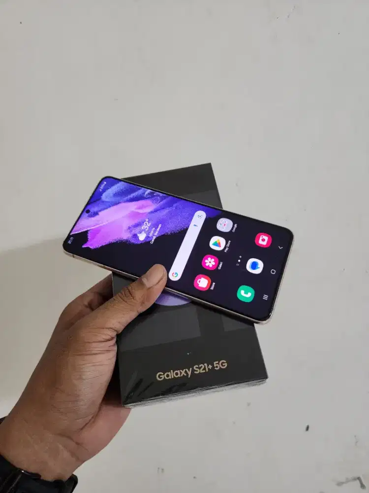 Samsung s21 plus 5g 8/256gb sein fullset no minus mulus