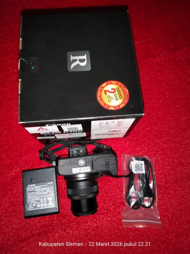 DIJUAL KAMERA CANON EOS R100 FULLSET