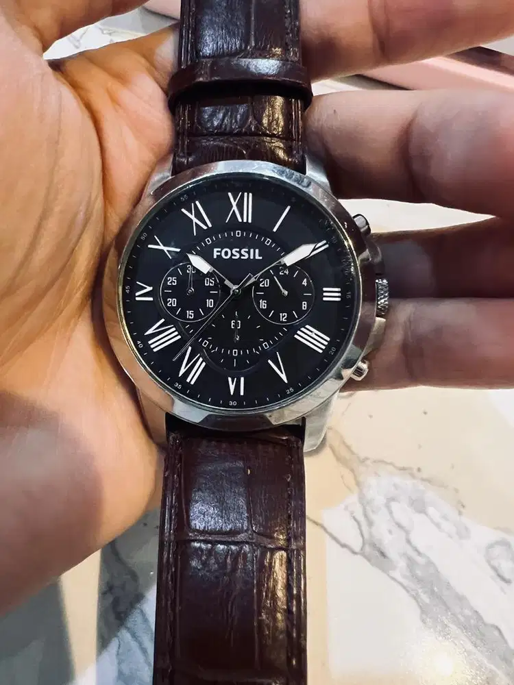 Jam Tangan Fossil Grant FS4812 Original Chronograph
