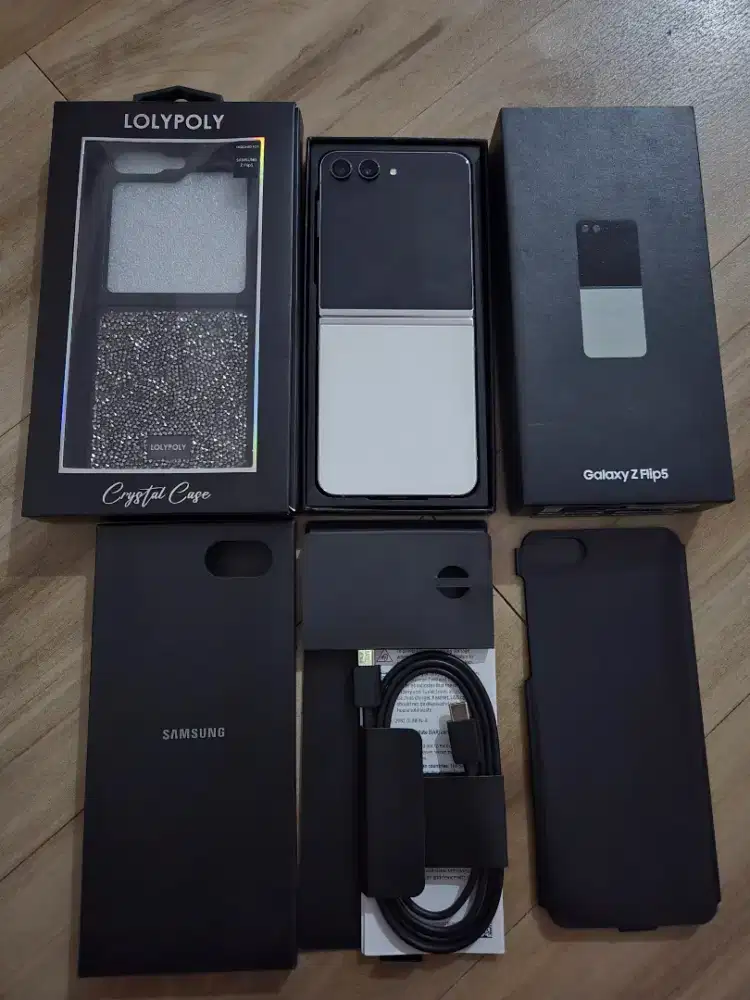 Samsung zflip 5 8/256 fisik mulus(layar baru(sc resmi)nota terlampir