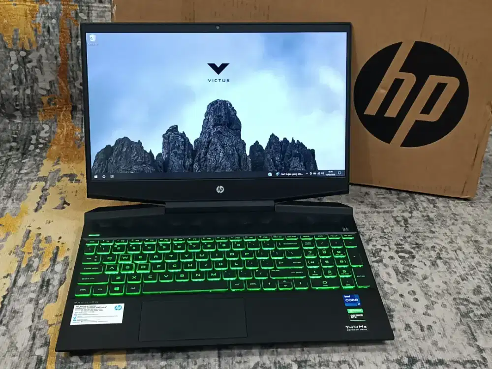 HP Gaming Core i7-11370H 8GB 512GB GTX 1650 4GB 144Hz Fulset Like New