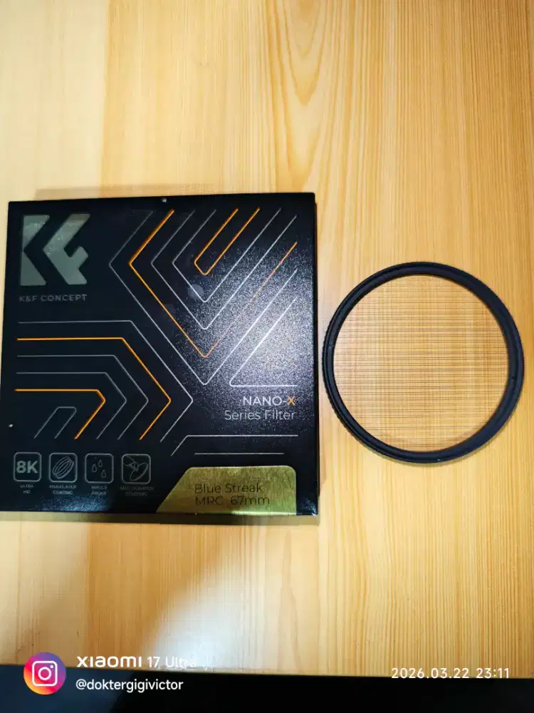KNF K&F Blue Streak Filter MRC Nano X Filter 67mm