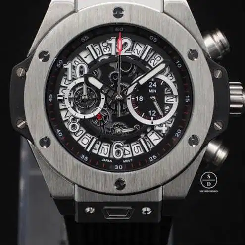 Jual Jam Seiko Bang Unico Silver VK63 Chronograph Limited