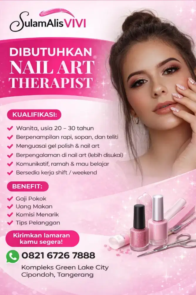 Dicari: Nail Art Therapist.