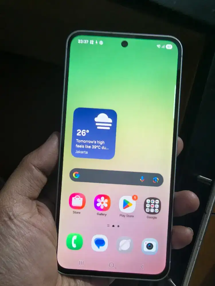 Samsung A56 warna Olive Green siap pakai