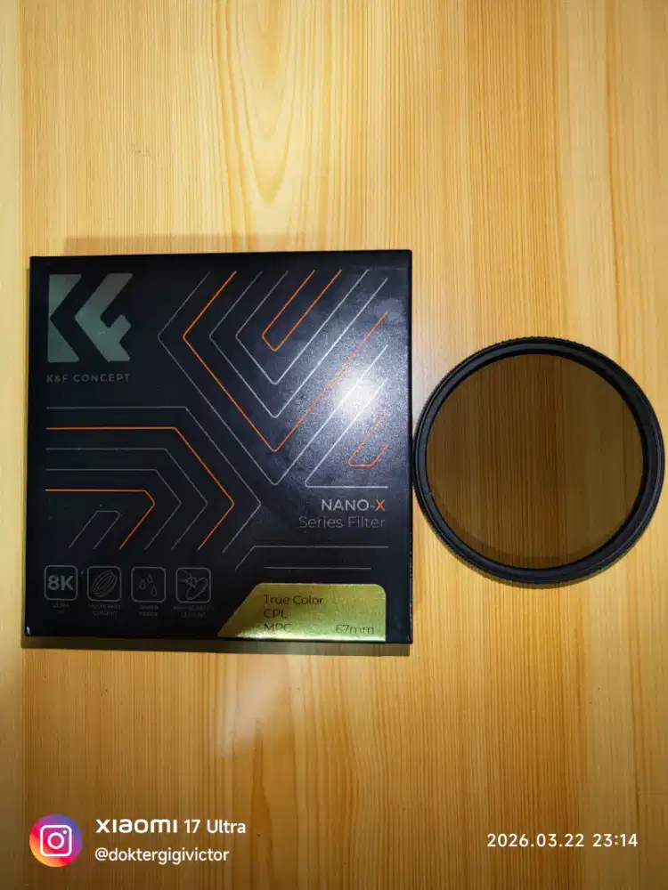 KNF K&F True Color Filter MRC Nano X Filter 67mm