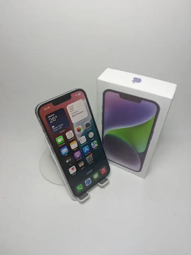 Apple iPhone 14 ungu purple bisa tuker tambah