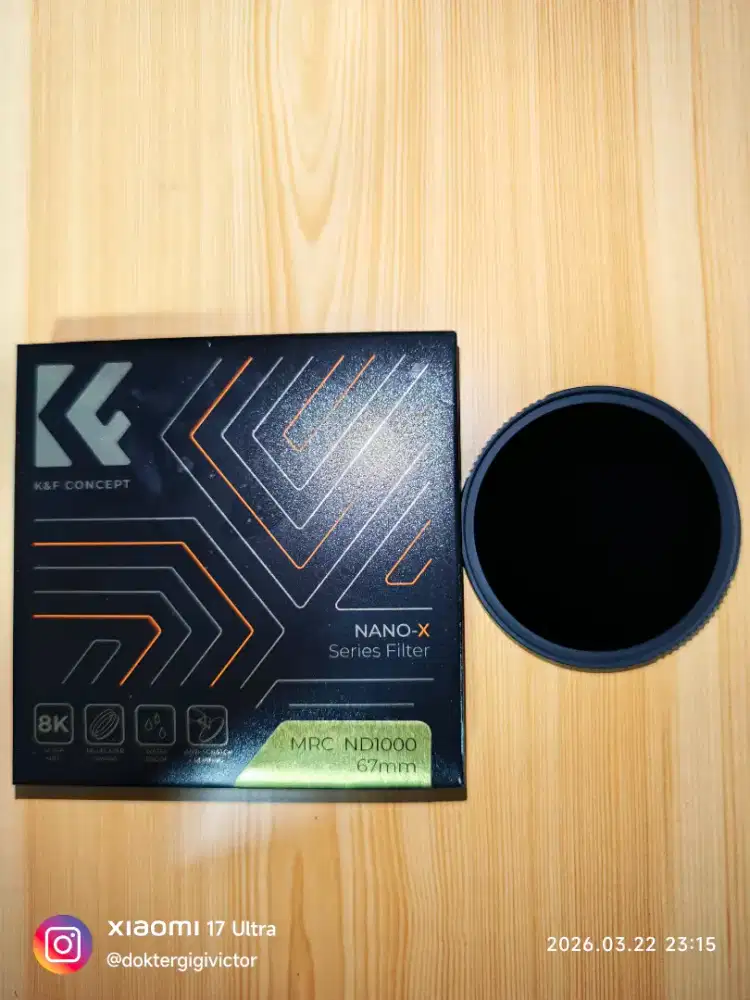 KNF K&F ND1000 Filter MRC Nano X Filter 67mm