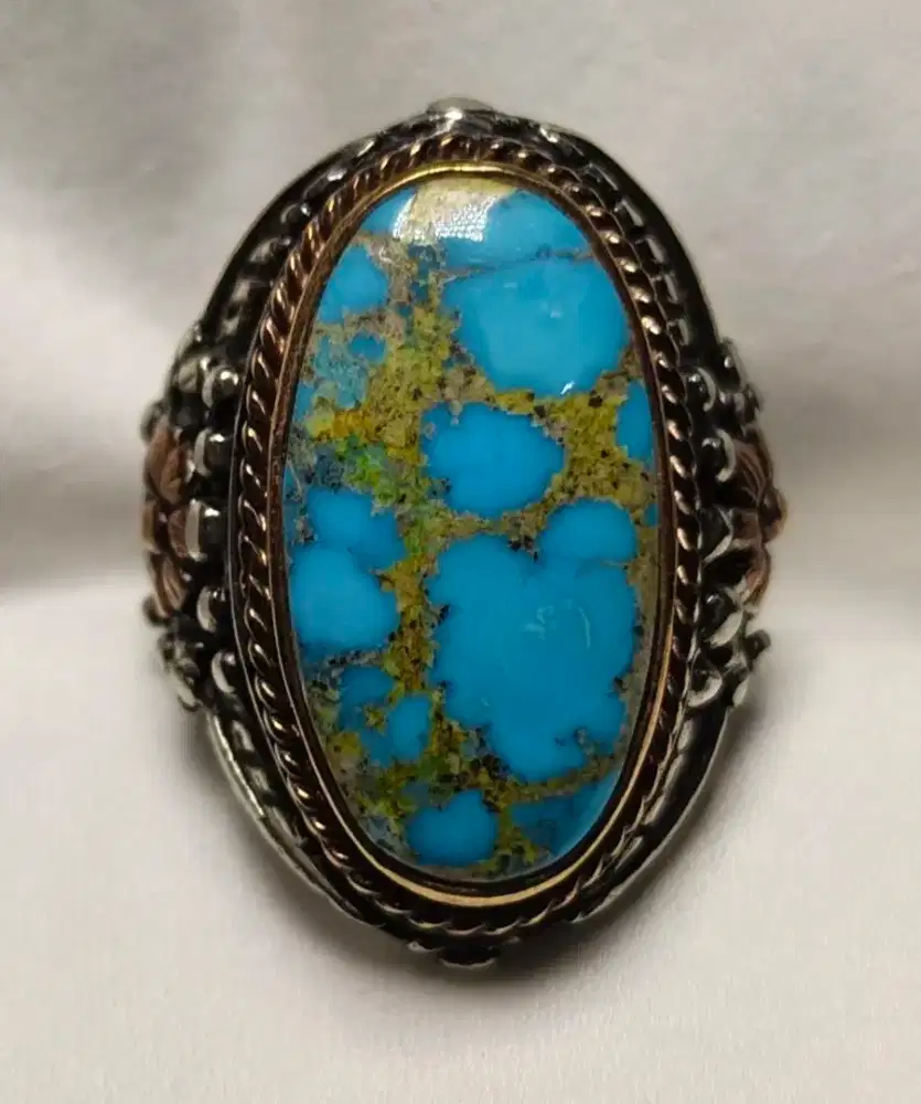 Top Pirus Persia Biru Urat Emas Cakep