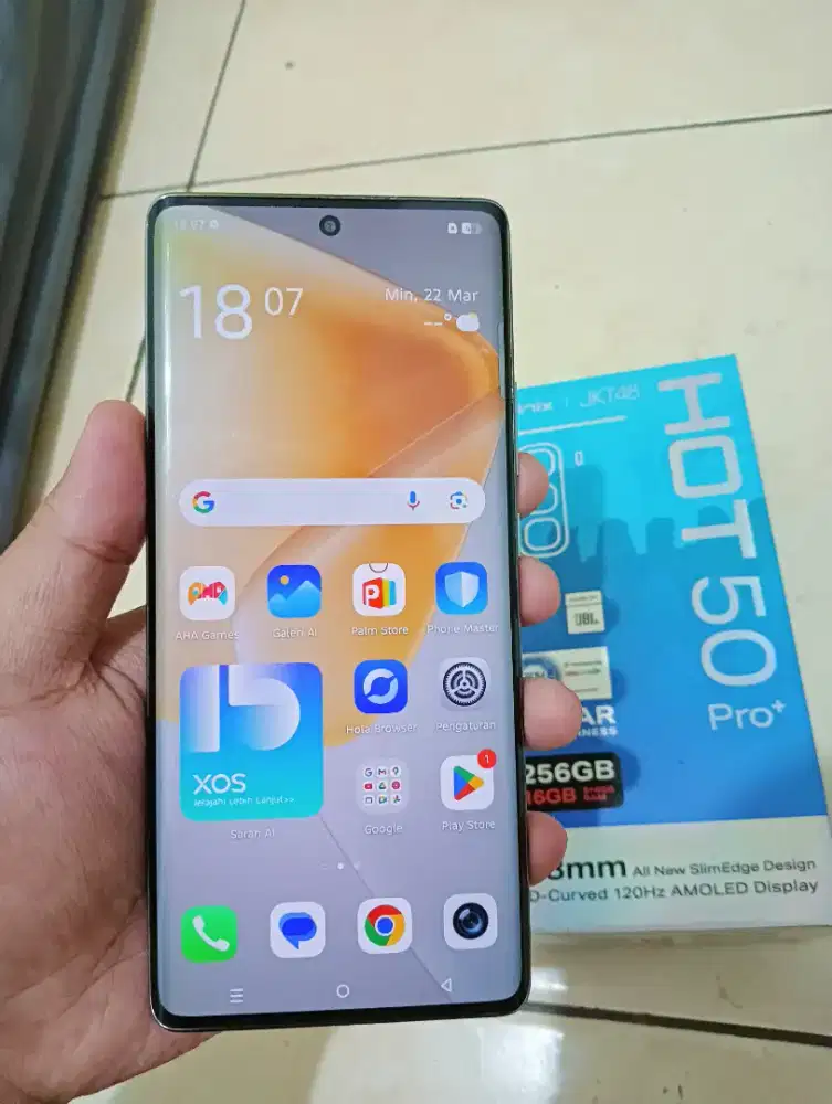 Infinix hot50 pro plus 8+8/256 fulset resmi