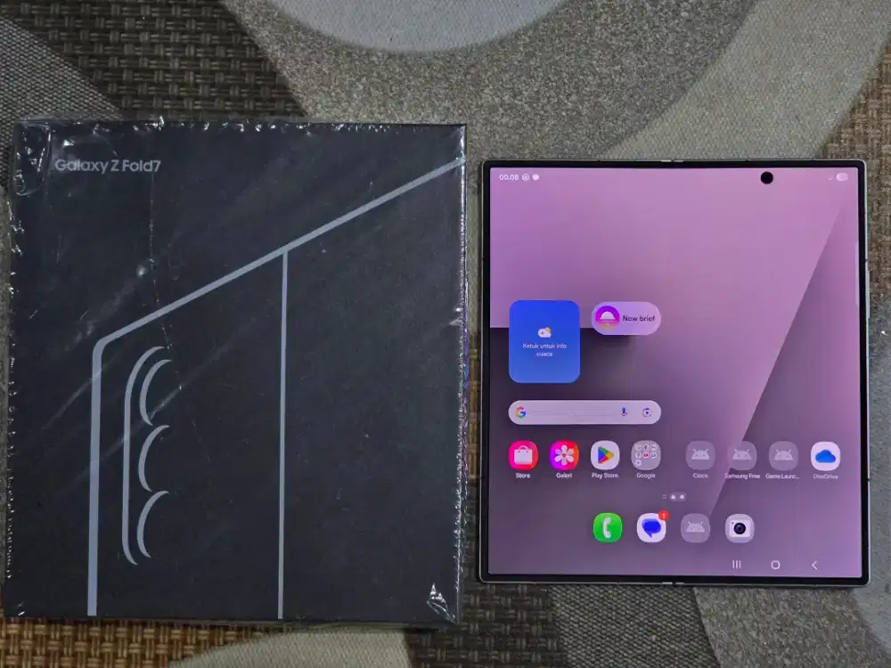 SAMSUNG ZFOLD | Z FOLD 7 256GB/12GB SILVER SEIN RESMI