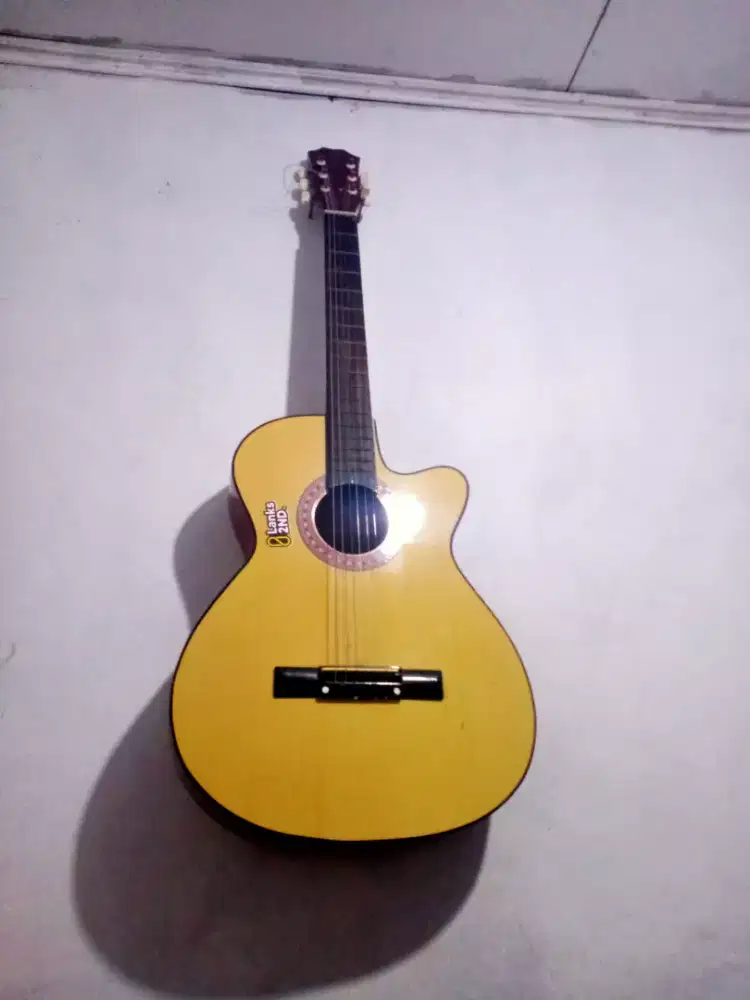 Gitar akustik James land Cutaway, Murah siap Pakai