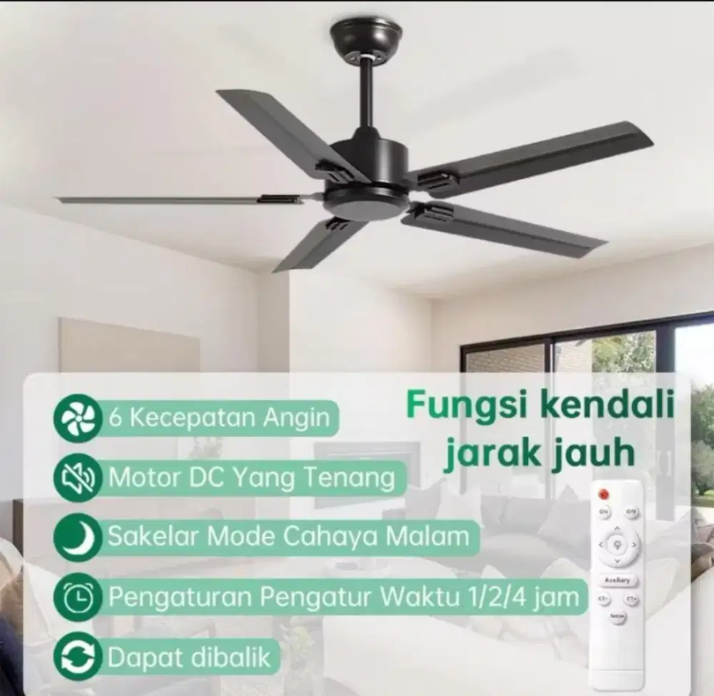 Kipas hias plafon modern