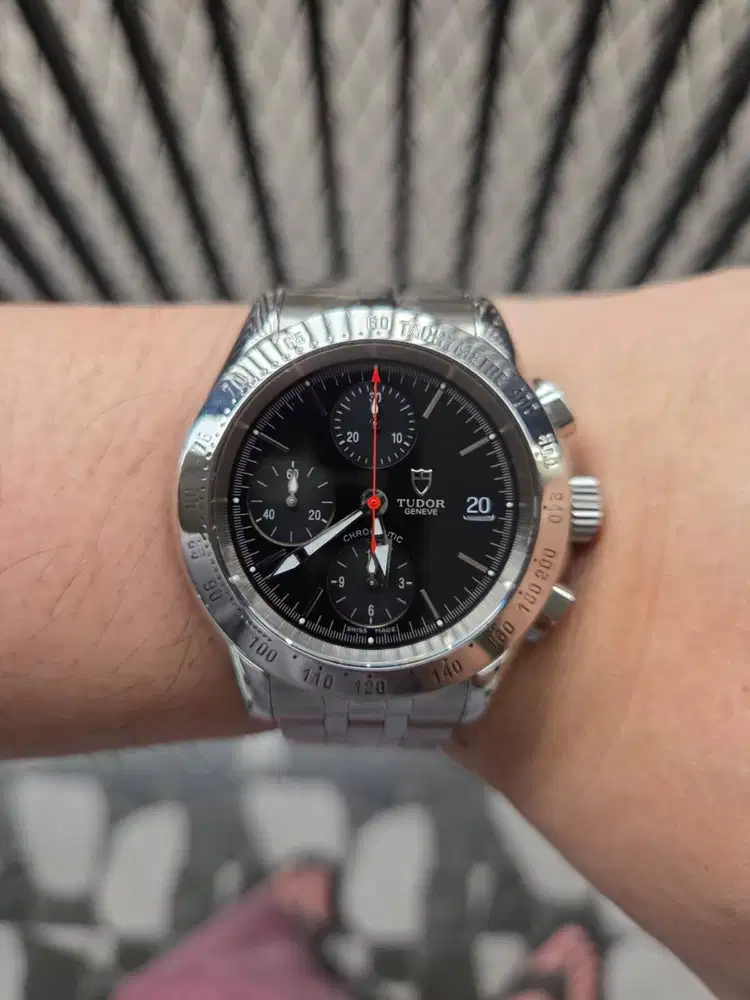 Tudor Chronautic Black Dial Automatic