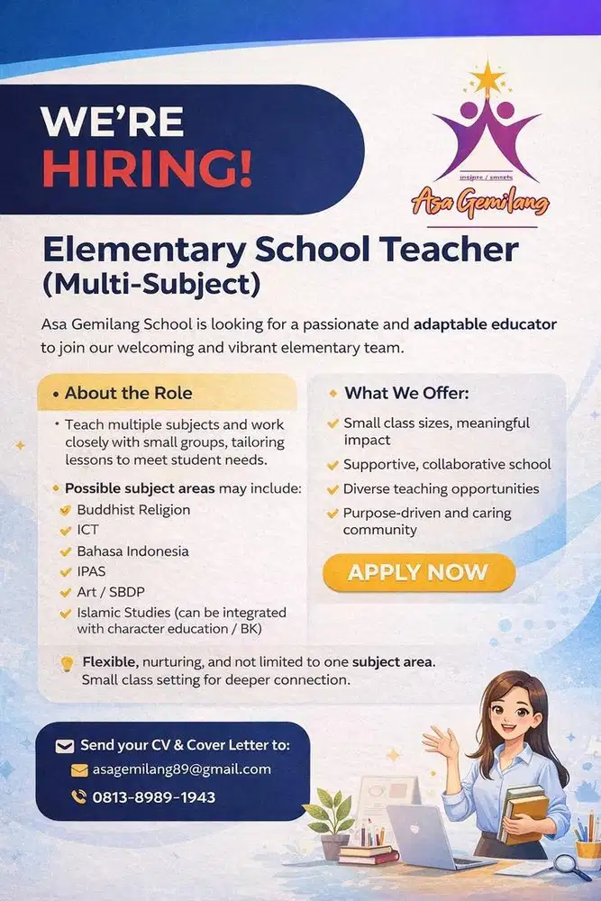 GURU SD (Agama Buddha, Bahasa Mandarin, dll)