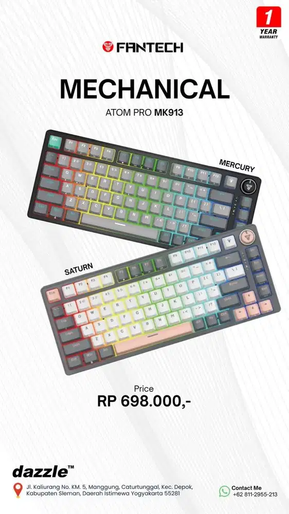 Keyboard Fantech MK913