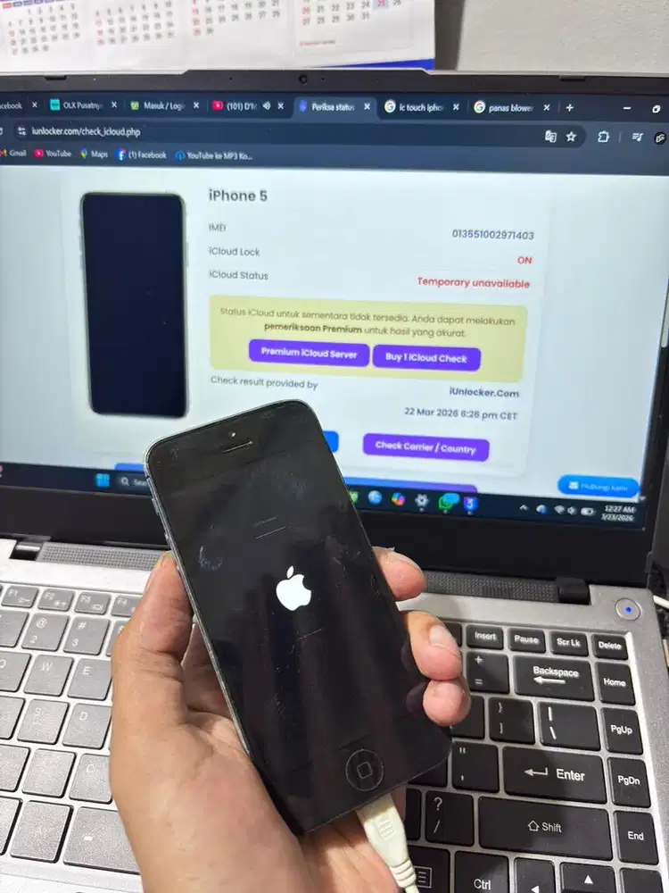 iPhone 5 grey baca deskripsi