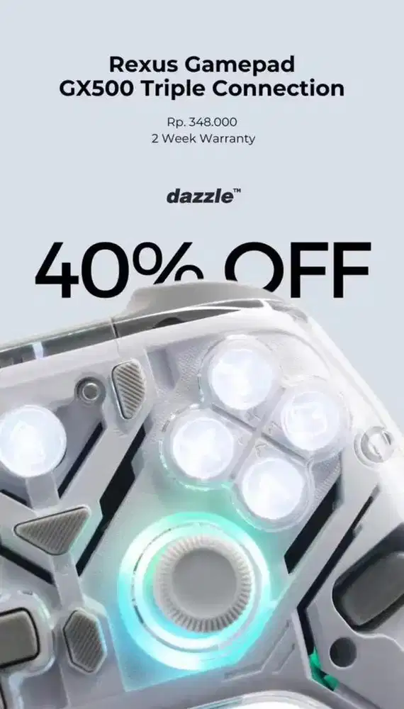 GAMEPAD REXUS GX500 GARANSI 1 TAHUN