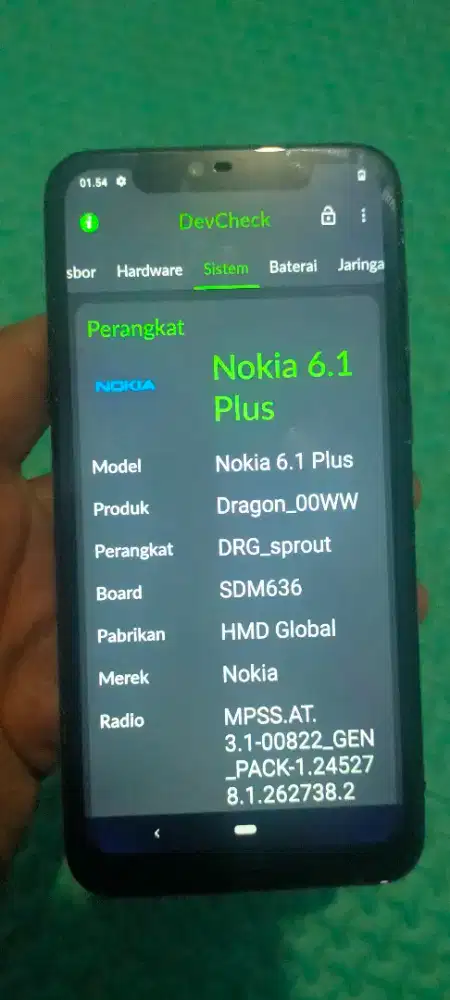 Jual cepat Nokia 6.1plus, 4/64. Atau tt.